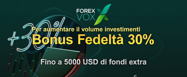 Bonus Fedeltà 30% FoerxVox