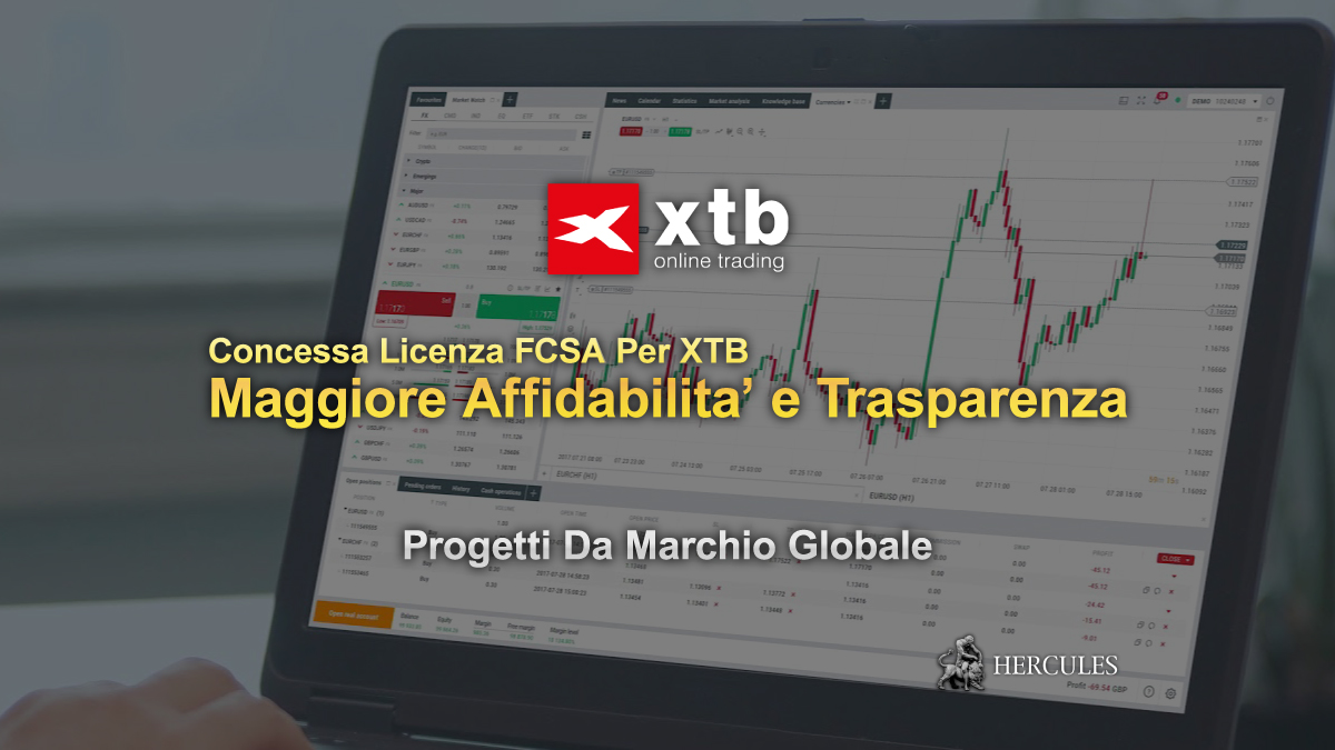 XTB - Nuova licenza FCSA in Sud Africa ottenuta da XTB