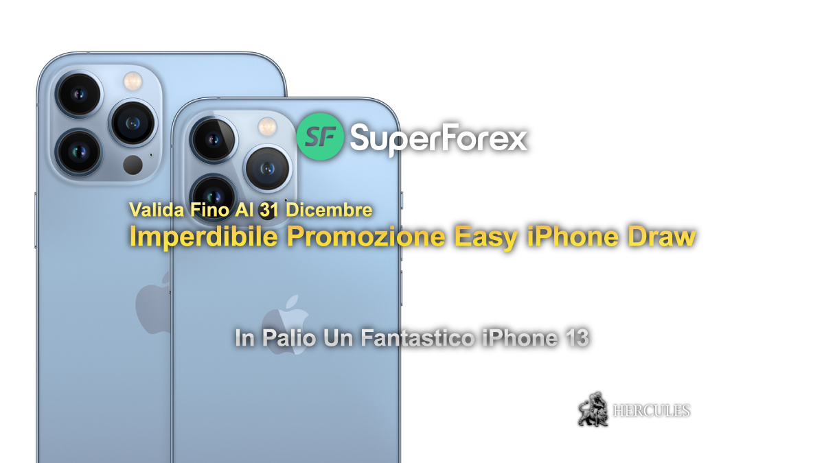 SuperForex - Nuova promozione Easy iPhone Draw con SuperForex