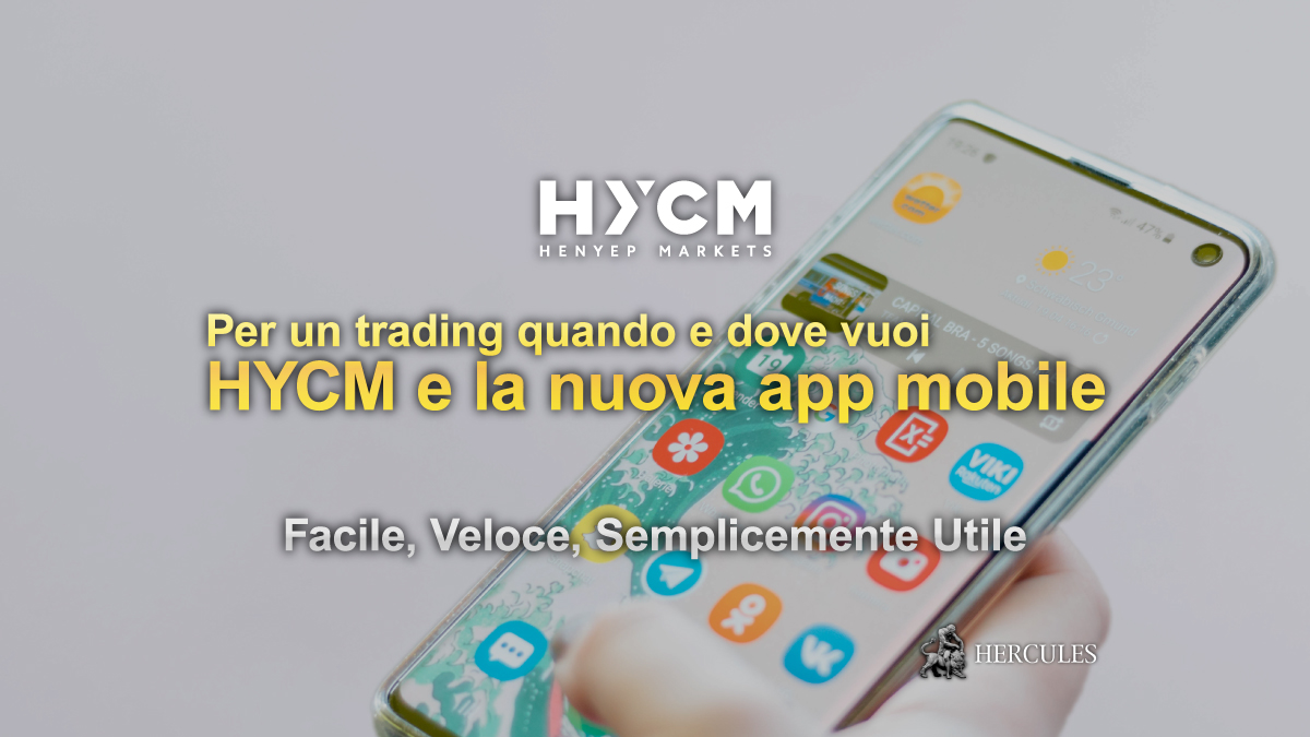 HYCM - HYCM lancia la nuova app mobile