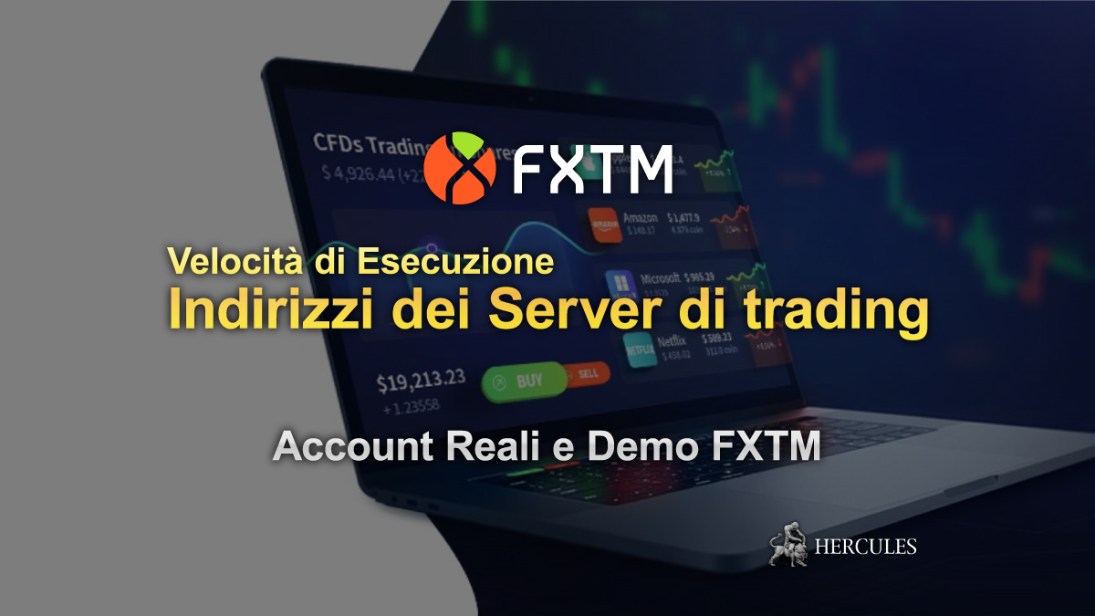 FXTM - Elenco degli indirizzi dei Server di Trading di FXTM per account Reale e Demo