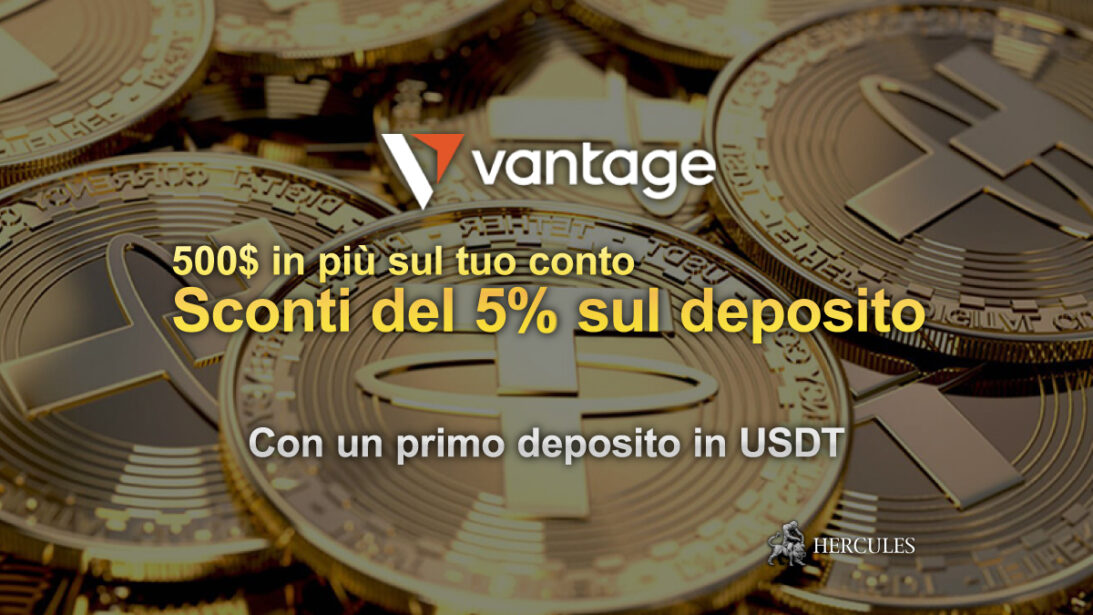 Vantage-Sconto-5%-sui-depositi-in-USDT