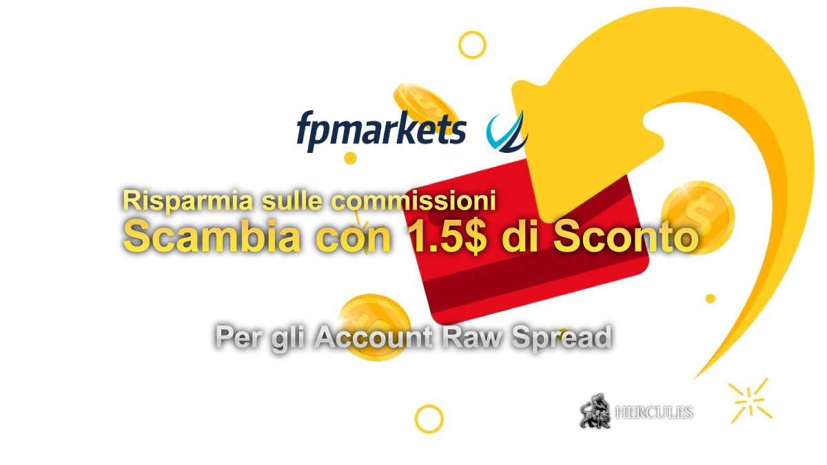 FP Markets - 1.5$ di Rimborso Cashback per lotto con FP Markets