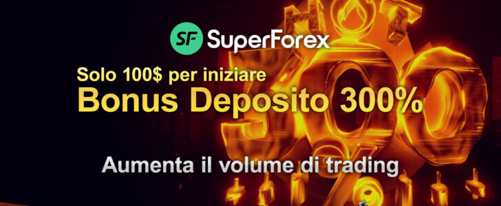 Bonus Deposito Hot 300% SuperForex