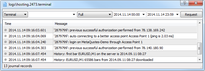 how to set up vps for mt4 and mt5 migration log