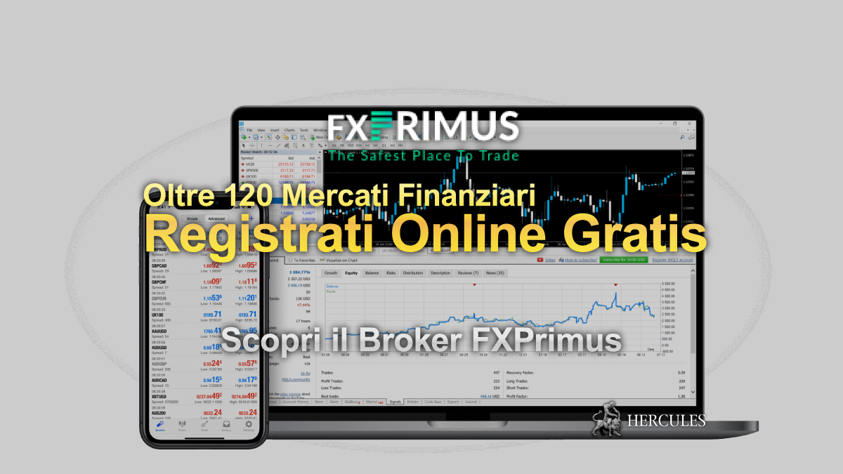 FXPRIMUS - Apri un Account FX con FXPrimus - Scambi su oltre 120 attività finanziarie