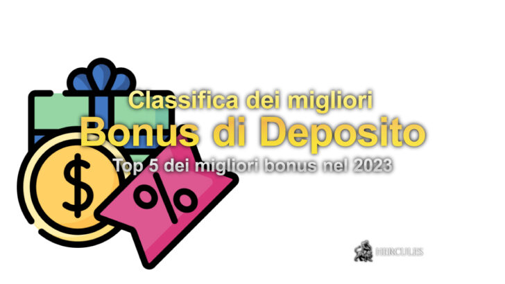 Classifica dei migliori bonus di deposito del 100% offerti nel 2023