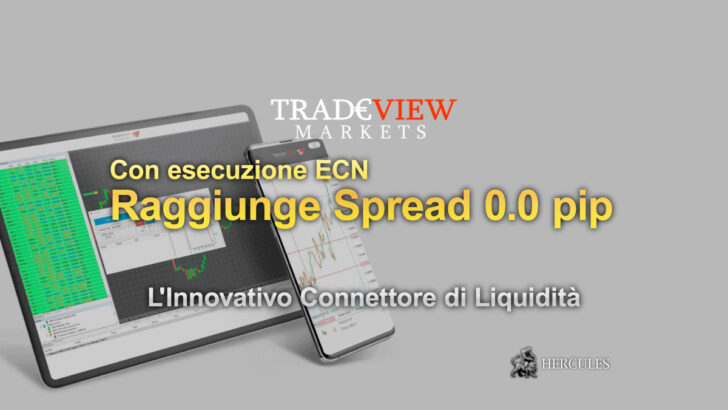 Che cos'è l'Innovativo Connettore di Liquidità di Tradeview Raggiunge Spread 0.0 pip con esecuzione ECN!