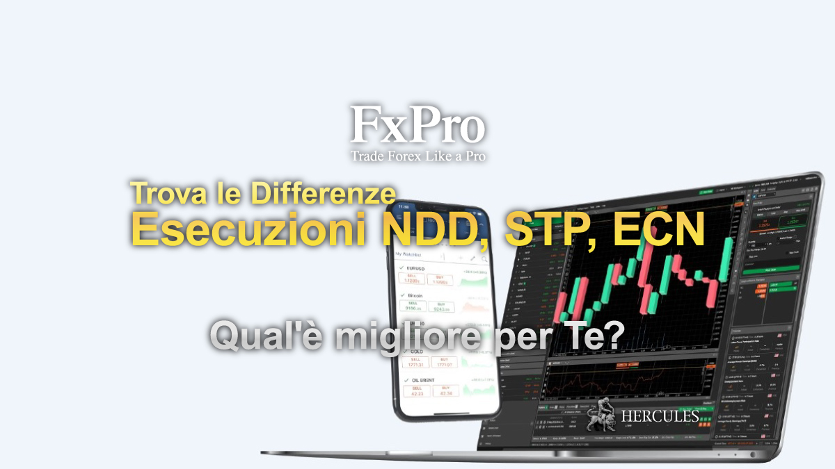 FxPro - Differenze tra le esecuzioni NDD, STP ed ECN - Piattaforme di Trading FXPro