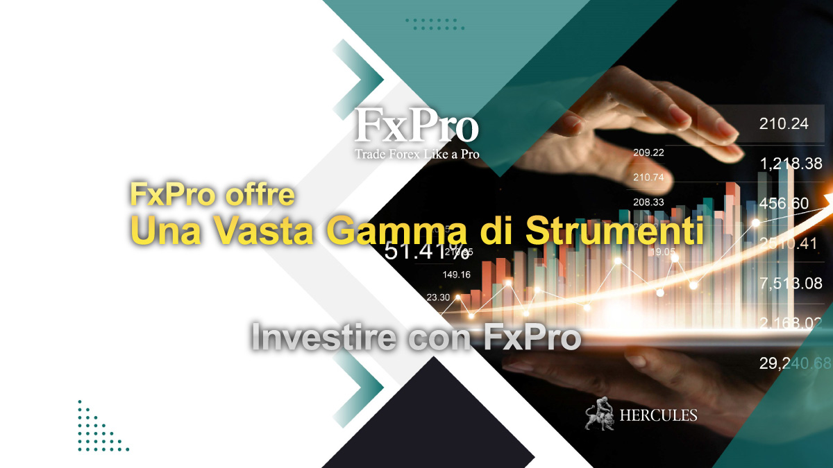 FxPro - Elenco dei mercati finanziari in cui è possibile investire con FXPro