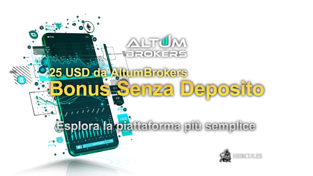 Bonus Senza Deposito di 25 USD di AltumBrokers