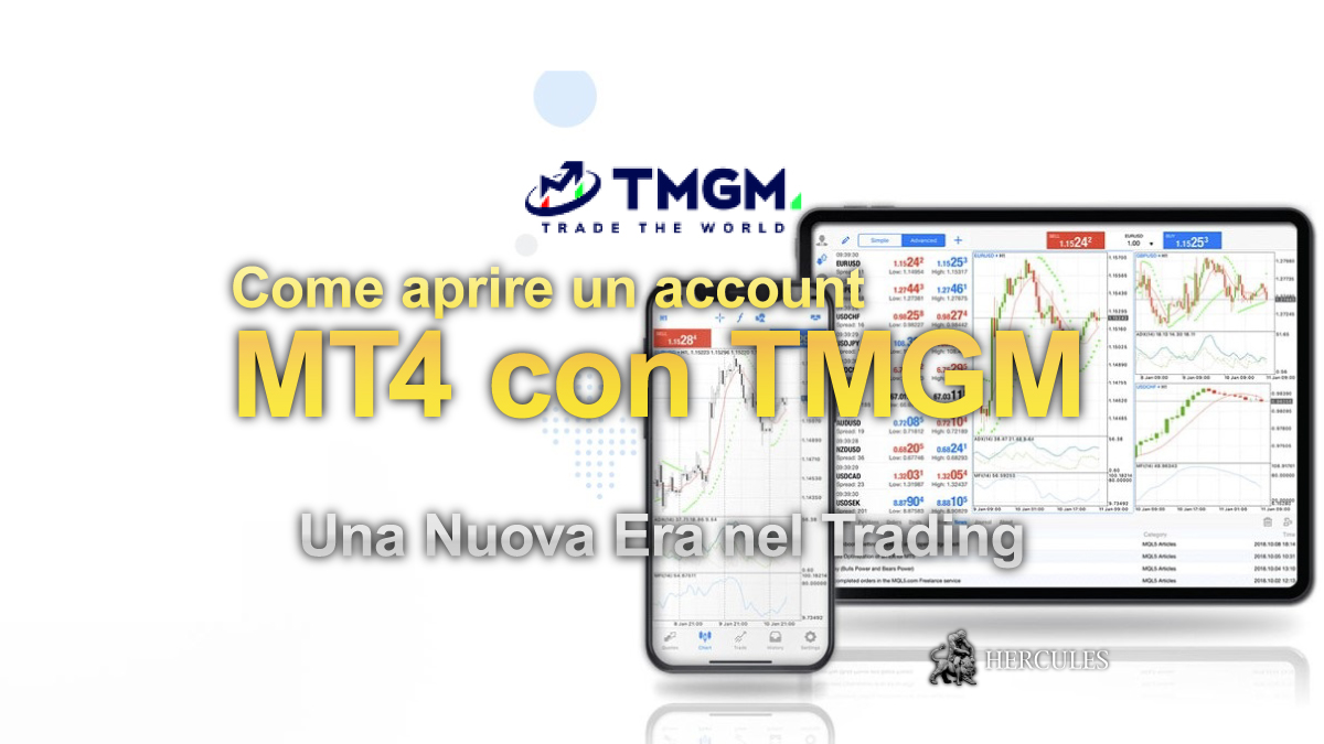 TMGM - Come aprire un account MT4 con TMGM?