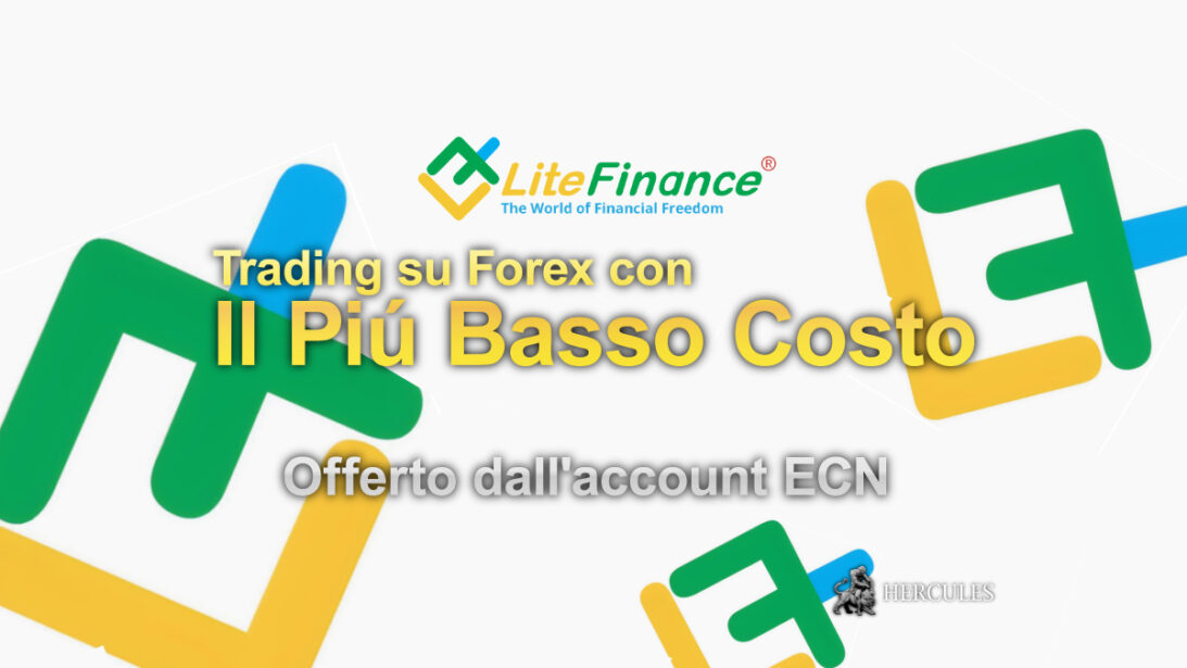 Lo Spread Forex Piú Basso (Costo di Trading) offerto dall'account ECN LiteFinance