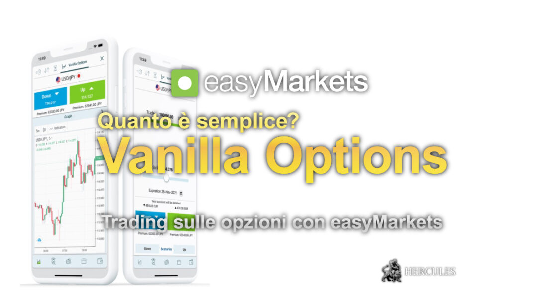 Quanto è semplice Fai Trading delle OPZIONI VANILLA con easyMarkets