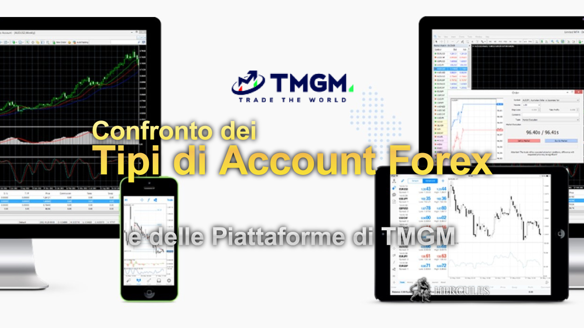 TMGM - Confronto dei Tipi di Account di Trading Forex e delle Piattaforme di TMGM