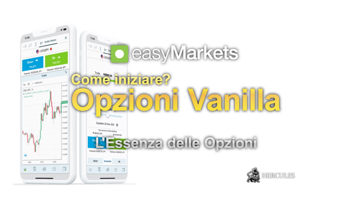 easyMarkets - Come iniziare? Trading di Opzioni Vanilla con easyMarkets !