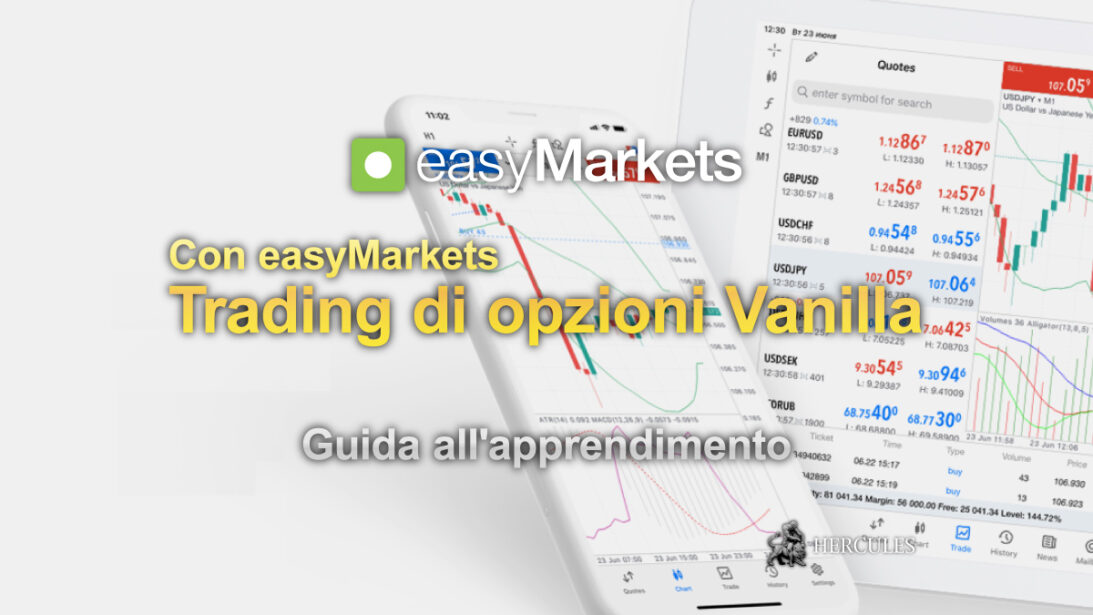 Guida all'apprendimento - Trading di opzioni Vanilla con easyMarkets