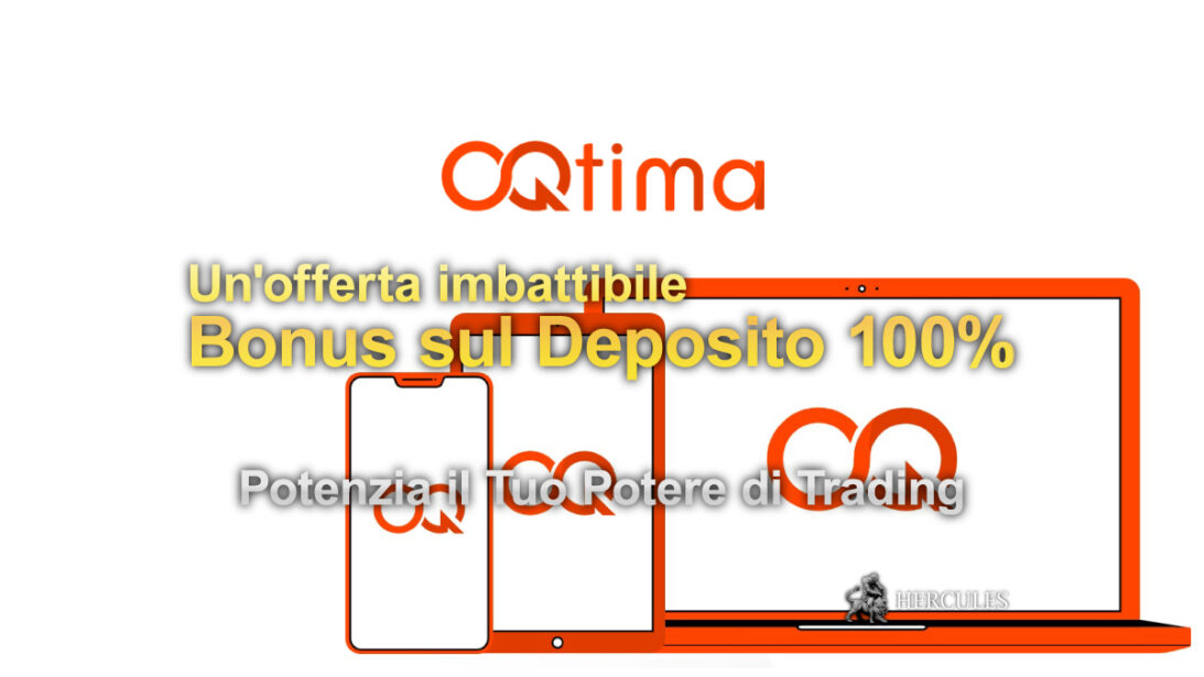 Bonus sul Deposito del 100% di OQtima