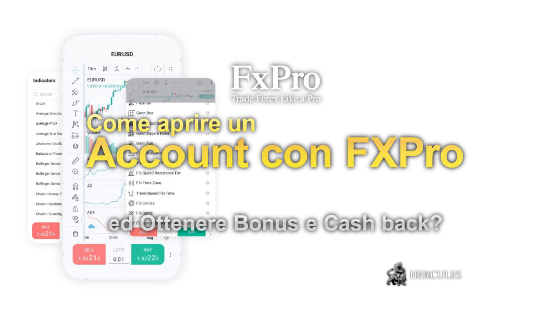 Come aprire un Account FXPro ed Ottenere Bonus e Cash back