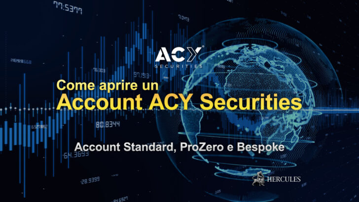 Apri un Account ACY Securities Account Standard, ProZero e Bespoke