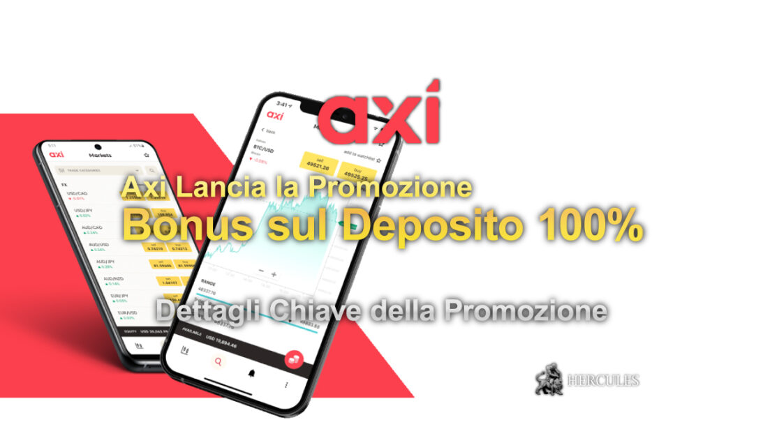 Bonus sul Deposito del 100% di Axi