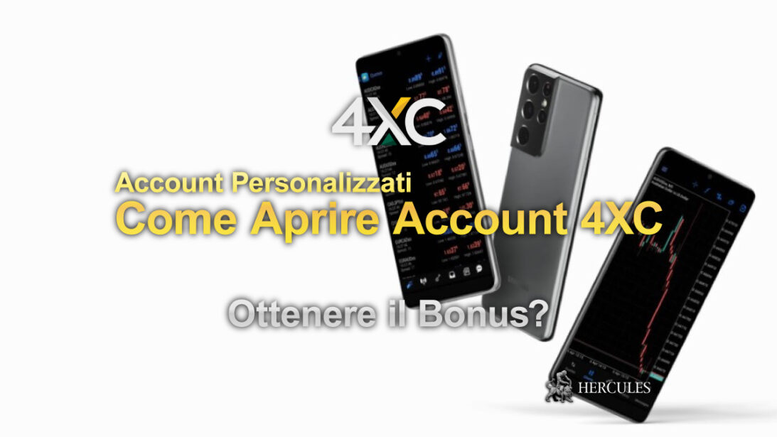 Come aprire un account 4XC ed Ottenere il Bonus