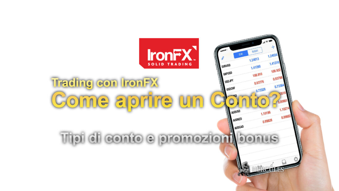 Come aprire un conto di trading IronFX Tipi di conto e promozioni bonus