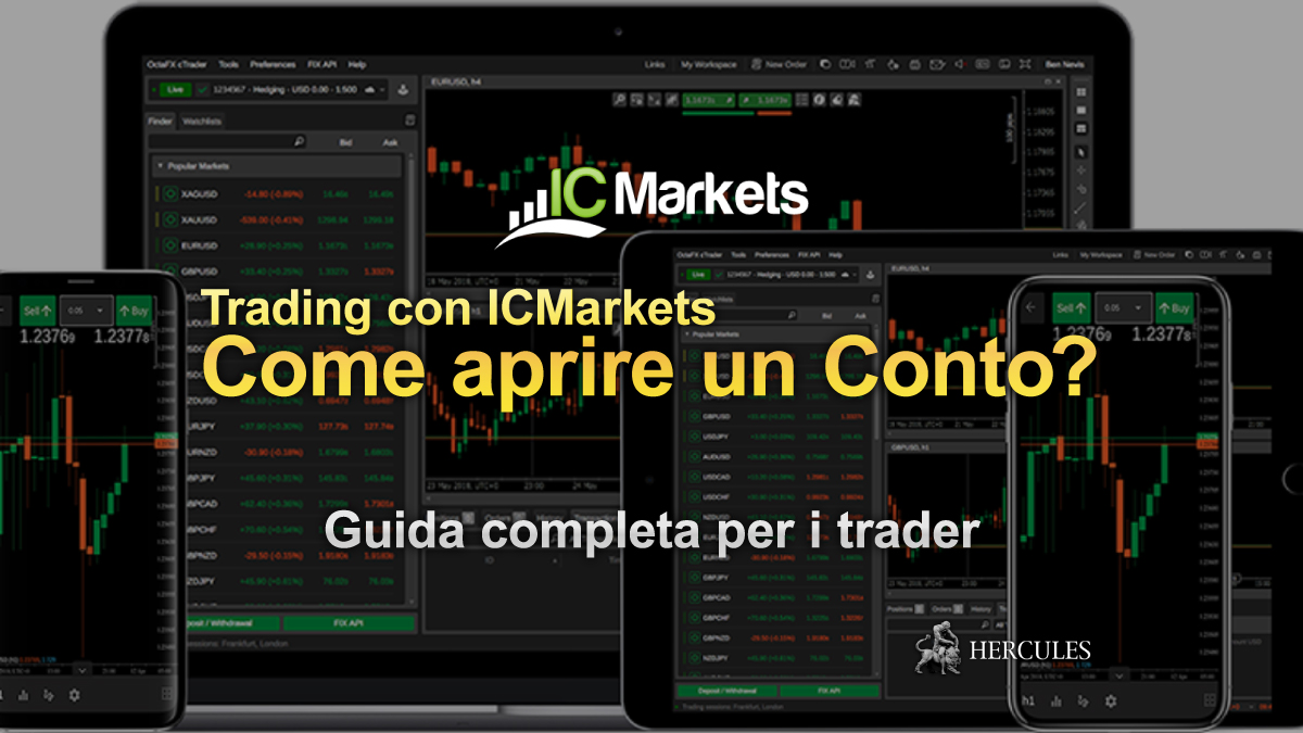 IC Markets - Come aprire un conto di trading Forex & CFD con ICMarkets? | Guida completa per i trader