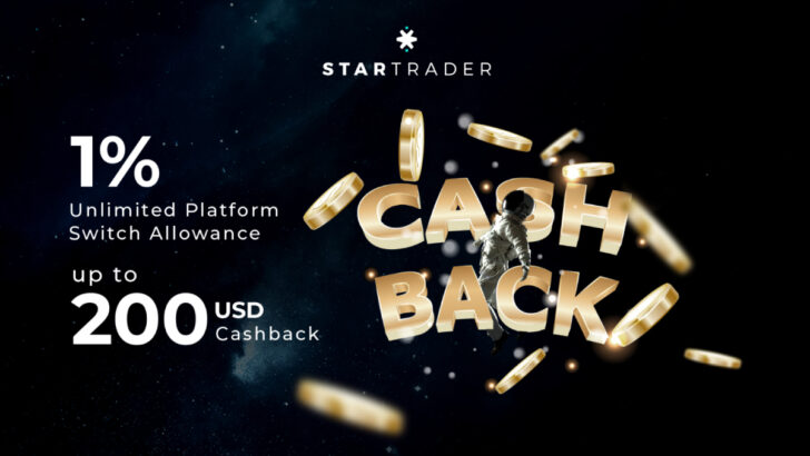 1% di franchigia illimitata e 200 USD cashback offerti da STARTRADER