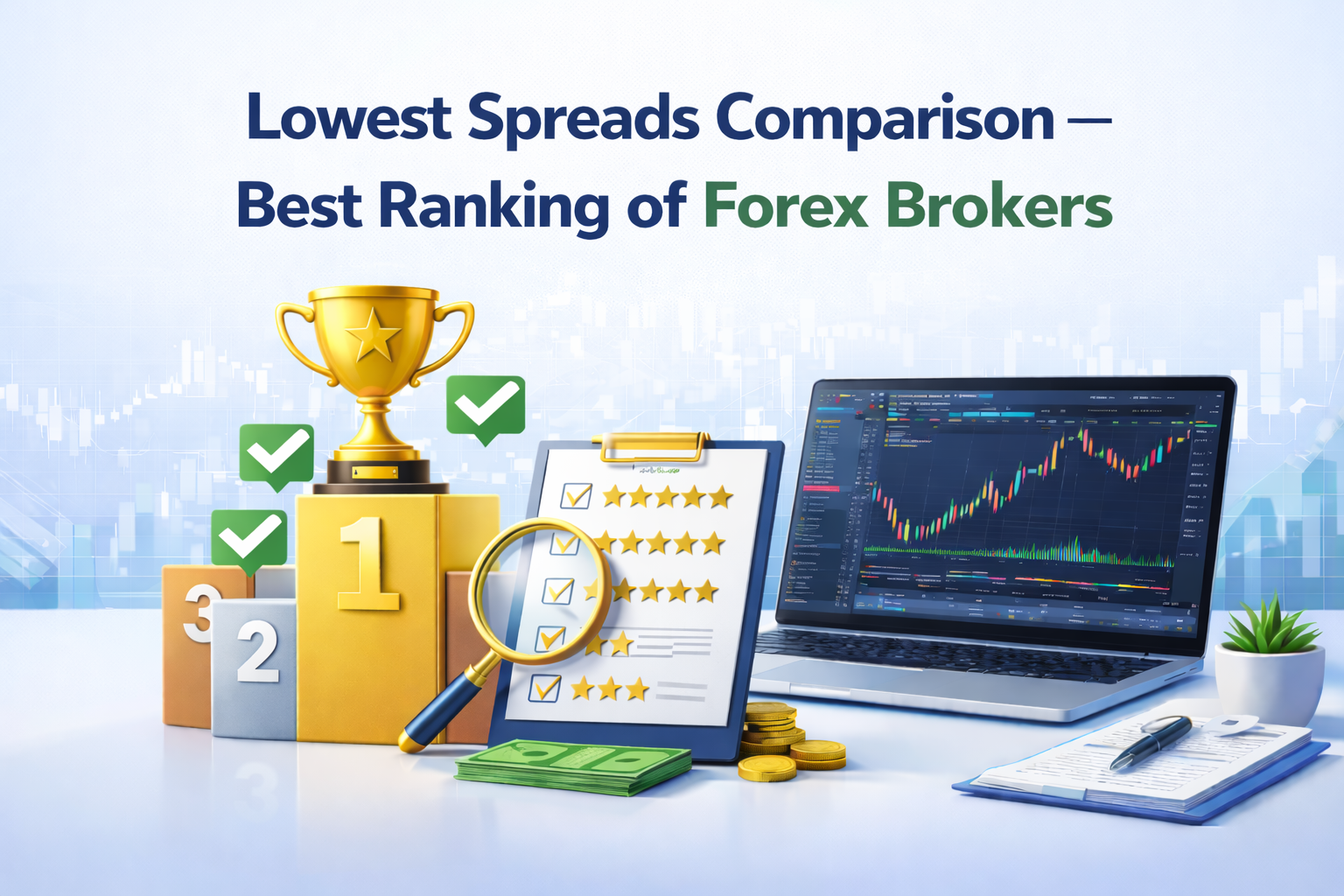 Confronto sugli spread più bassi – Classifica  broker Forex 2026