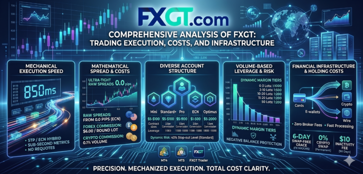 FXGT Report Spread, Swap Cost, Funding Fees and other Commissions