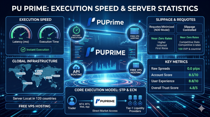 Report PUPrime : Velocità di Esecuzione, Slippage, Rifiuto degli Ordini/Requotes ecc.