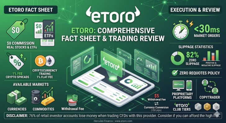 Rapporto eToro : Spread, Costi di Swap, Commissioni di Finanziamento e altre Commissioni