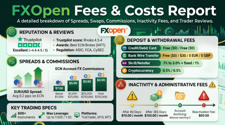 Rapporto FXOpen : Velocità di Esecuzione, Slippage, Rifiuto Ordini/Requotes ecc.