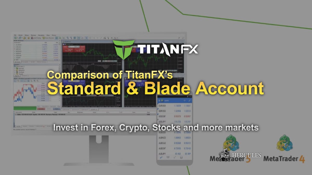 TitanFX - Confronta i conti Standard e Blade di TitanFX: crypto, metalli, energia e azioni
